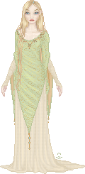 another doll of my sister's elven character. I love that dress design, it reminds me of leaves... also, I like the shading!