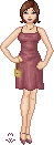 This is doll is only pixel shaded. I tried a new kind of hair, and I think she turned out very pretty. 